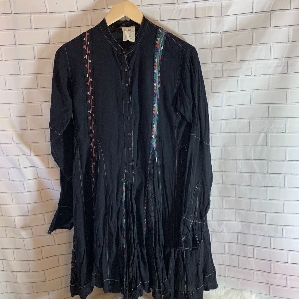 Free People FP One Black Panel Inset‎ Dress…
